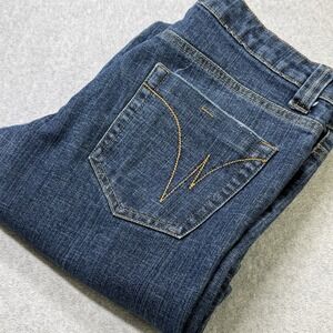 Wet Seal Y2K Bootcut Jeans Womens Size 9 Regular Butterfly Logo Denim Low Rise